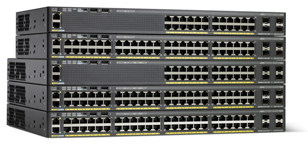 Cisco 2960x 48 Port Switch With Four Sfp Uplink Interfaces Secureitstore Com