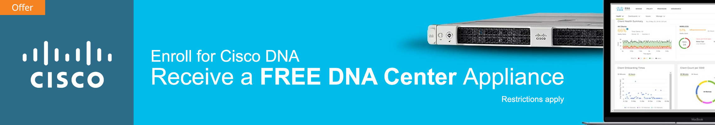 Cisco DNA Enrollment Promotional Banner